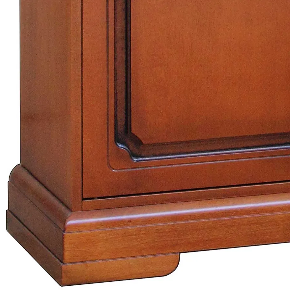 Wohnzimmerschrank|Massivholz Schränke*Pharao24 Esszimmervitrinenschrank Cadruna