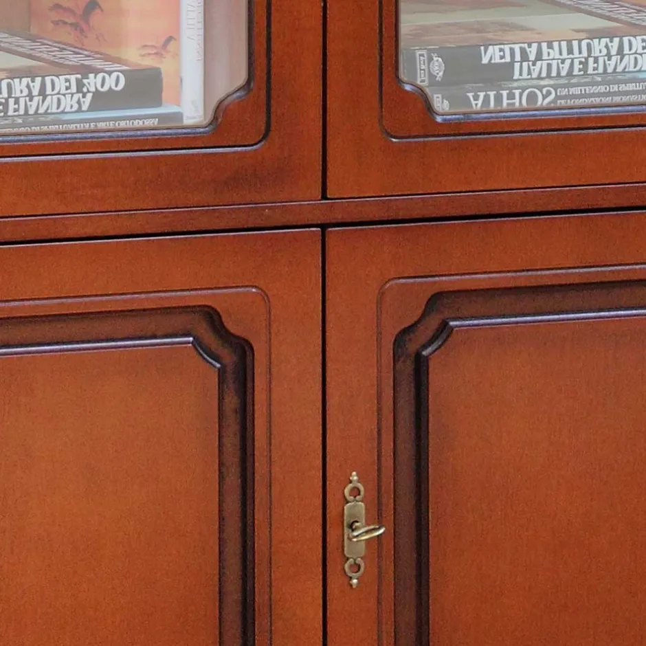 Wohnzimmerschrank|Massivholz Schränke*Pharao24 Esszimmervitrinenschrank Cadruna