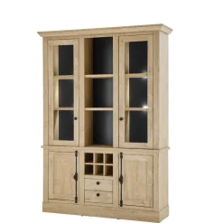 Büchervitrinen*Pharao24 Esszimmervitrinenschrank Jennva