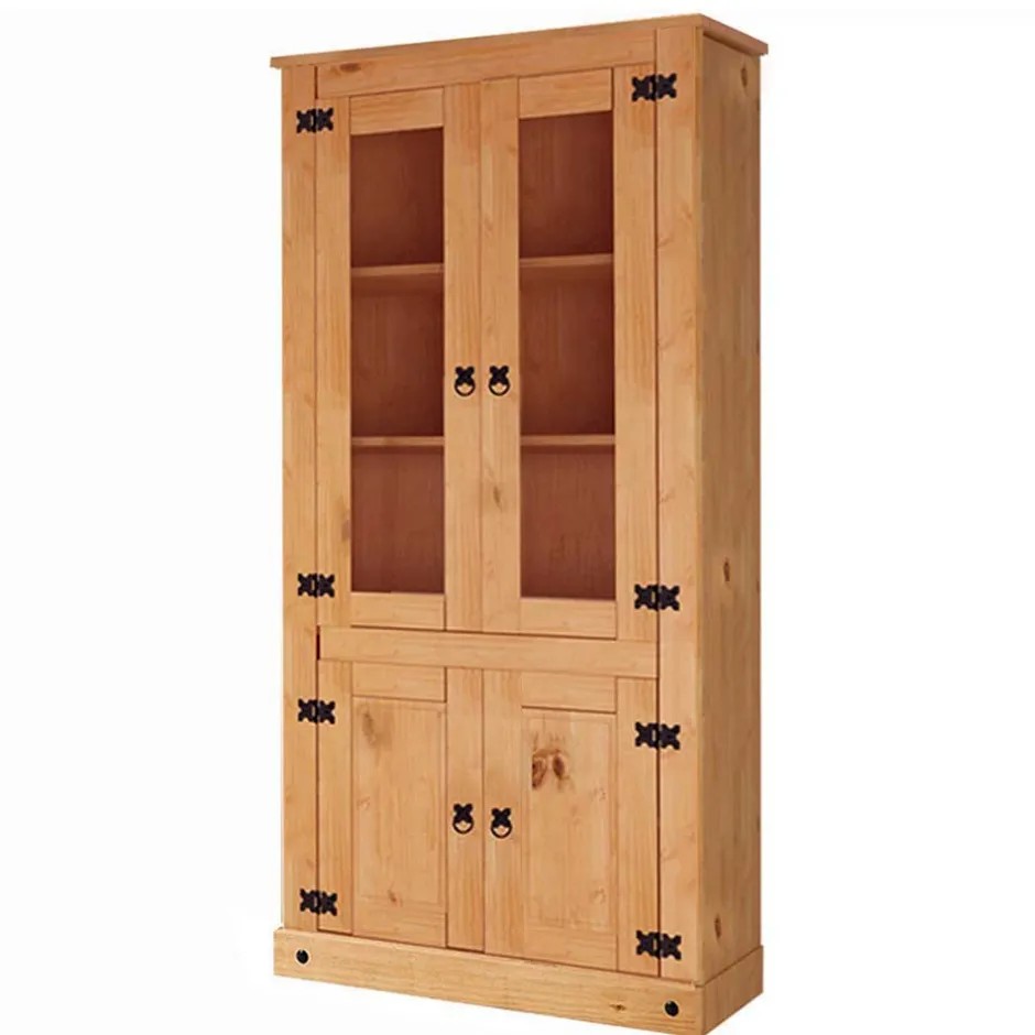 Pharao24 Esszimmervitrinenschrank Odangelo> Wohnzimmerschrank|Massivholz Schränke