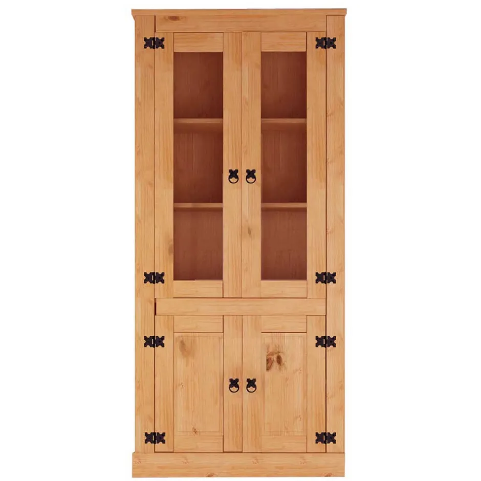 Pharao24 Esszimmervitrinenschrank Odangelo> Wohnzimmerschrank|Massivholz Schränke