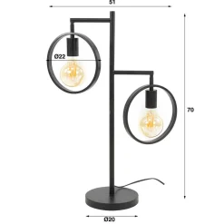 Pharao24 Factory Tischlampe Masao><noscript><img width=