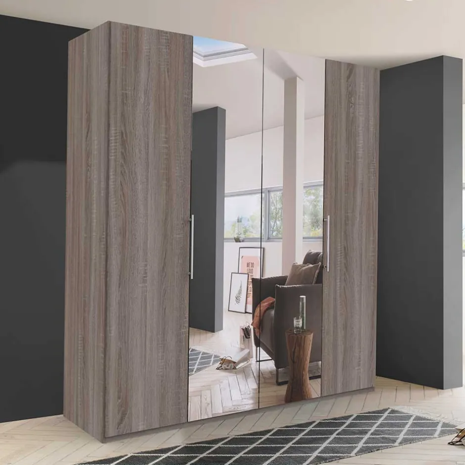 Jugendkleiderschrank*Pharao24 Falttüren Kleiderschrank Vasilio