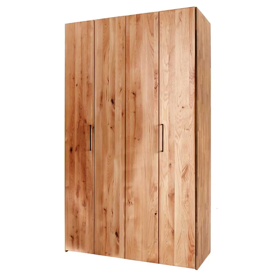 Massivholz Kleiderschränke|Massivholz Schränke*Pharao24 Falttüren Kleiderschrank Zeus