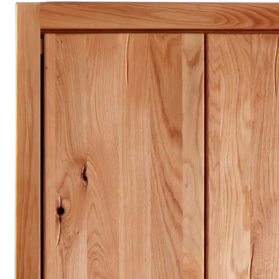 Massivholz Kleiderschränke|Massivholz Schränke*Pharao24 Falttüren Kleiderschrank Zeus