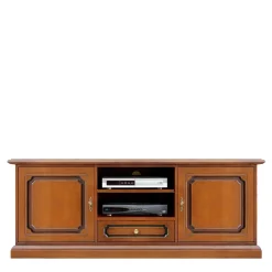 Massivholz Tv Möbel|Fernsehtische*Pharao24 Fernseh Unterschrank klassisch Cadruna