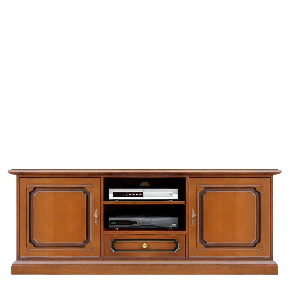 Massivholz Tv Möbel|Fernsehtische*Pharao24 Fernseh Unterschrank klassisch Cadruna