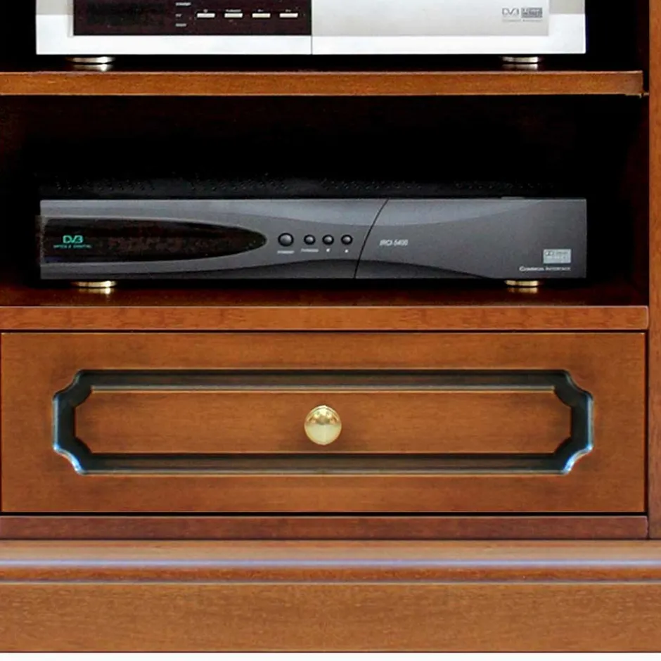 Massivholz Tv Möbel|Fernsehtische*Pharao24 Fernseh Unterschrank klassisch Cadruna