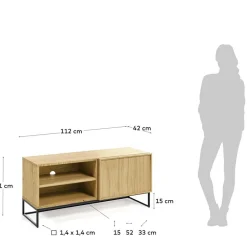 Massivholz Tv Möbel*Pharao24 Fernseh Unterschrank Numa