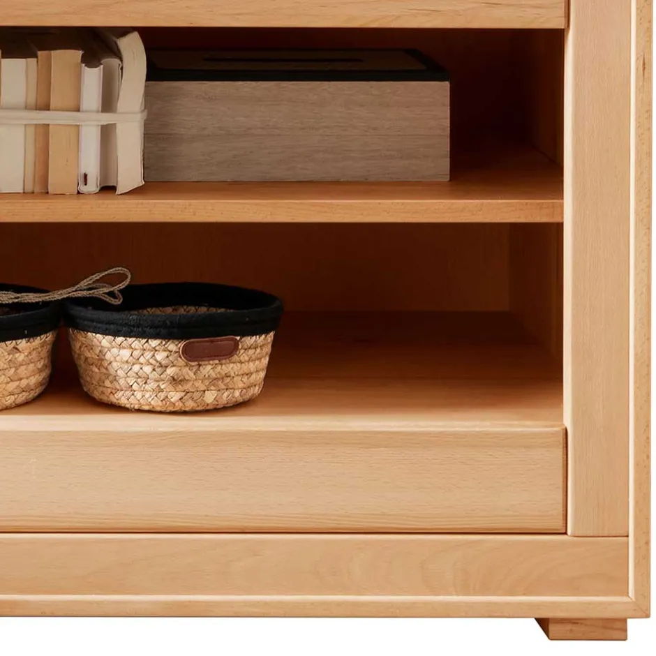 Massivholz Tv Möbel|Fernsehtische*Pharao24 Fernseh Unterschrank Olmedo