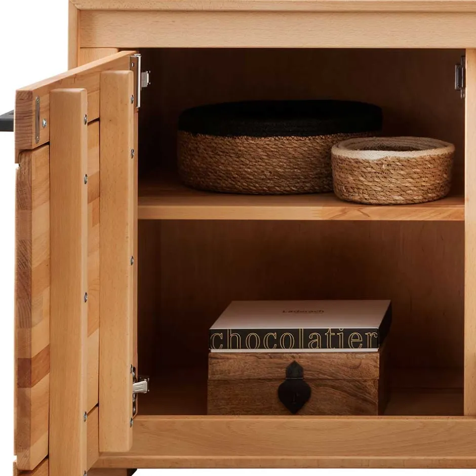 Massivholz Tv Möbel|Fernsehtische*Pharao24 Fernseh Unterschrank Olmedo