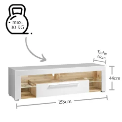 Fernsehkommoden*Pharao24 Fernsehboard Prishia