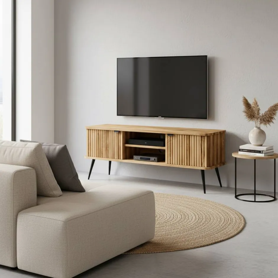 Massivholz Tv Möbel|Fernsehtische*Pharao24 Fernseher Schrank Clantica