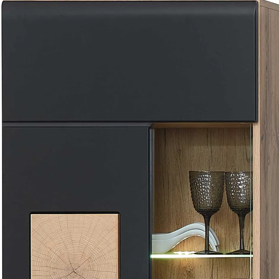 Wohnzimmerschrank|Wohnwand 350 Cm*Pharao24 Fernseher Schrankwand Beldar