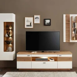 Wohnwand 250 Cm|Moderne Wohnwände*Pharao24 Fernseher Schrankwand Luzie