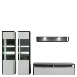 Wohnwand 300 Cm|Moderne Wohnwände*Pharao24 Fernseher Schrankwand Ukai