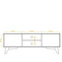 Fernsehkommoden|Massivholz Tv Möbel*Pharao24 Fernsehkommode Stenov