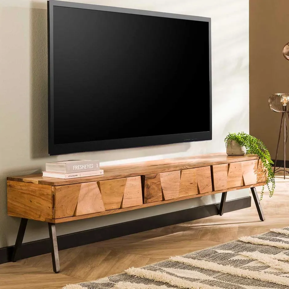 Fernsehtische|Lowboards*Pharao24 Fernsehlowboard Cherry