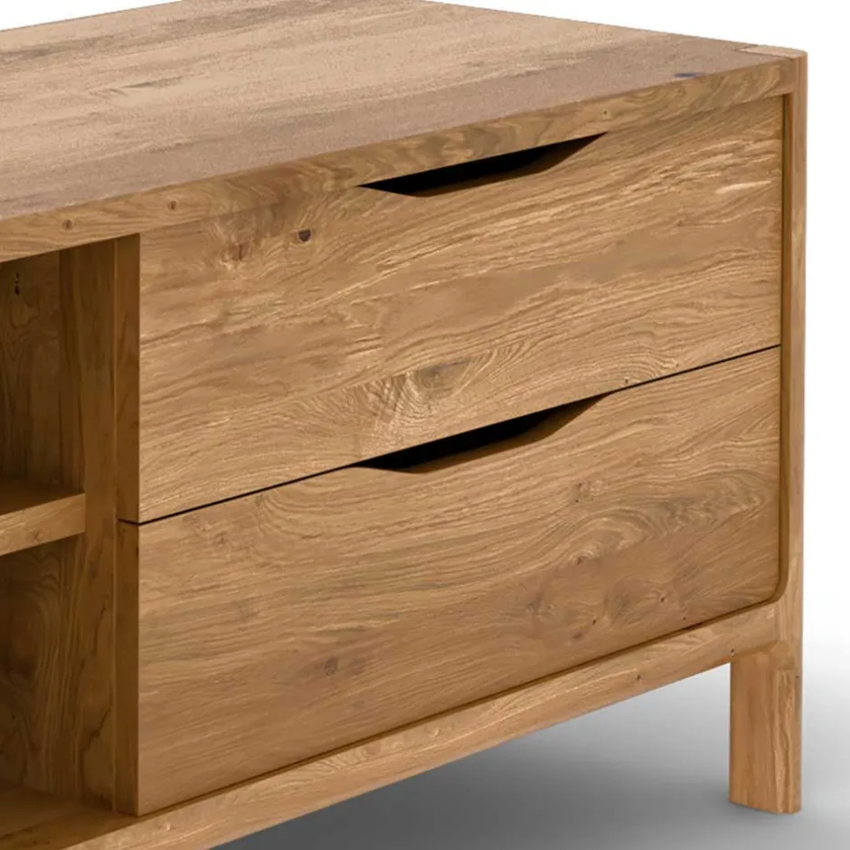 Fernsehkommoden|Massivholz Tv Möbel*Pharao24 Fernsehlowboard Koropi