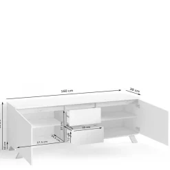Fernsehtische|Lowboards*Pharao24 Fernsehlowboard Pirate