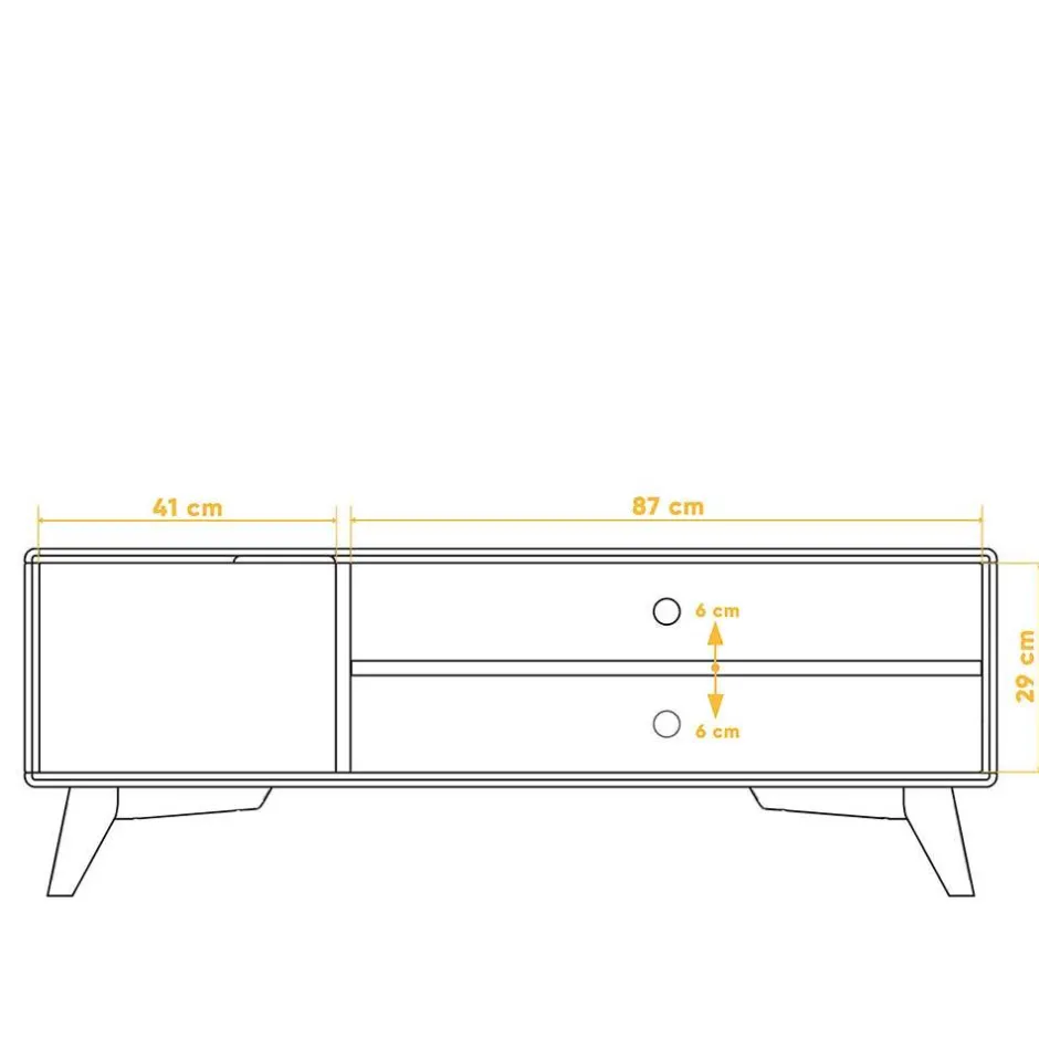 Fernsehkommoden|Massivholz Tv Möbel*Pharao24 Fernsehtisch Stenov