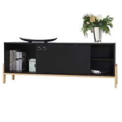 Massivholz Tv Möbel*Pharao24 Fernsehunterschrank Blackbird