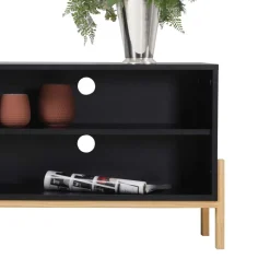 Massivholz Tv Möbel*Pharao24 Fernsehunterschrank Blackbird