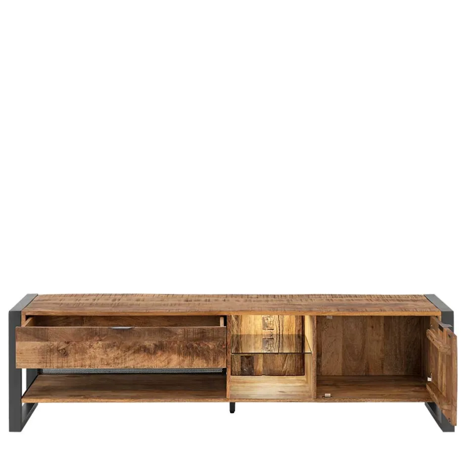 Fernsehkommoden|Massivholz Tv Möbel*Pharao24 Fernsehunterschrank Exeta
