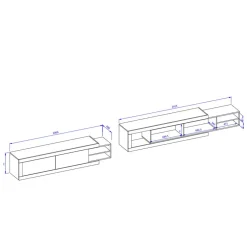 Pharao24 Fernsehunterschrank Prismo><noscript><img width=