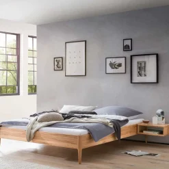Doppelbetten|Massivholzbetten*Pharao24 Flaches Bett Punky