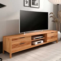 Pharao24 Flachstrecke Wohnzimmer Korres> Massivholz Tv Möbel|Fernsehkommoden