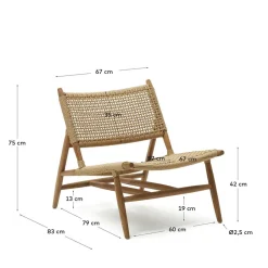 Gartenmöbel*Pharao24 Flechtsessel Horega