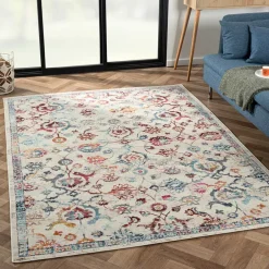 Teppiche*Pharao24 Floraler Kurzflor Teppich Zeremonia