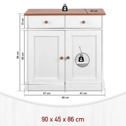 Pharao24 Flur Kommode Linacia><noscript><img width=