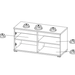 Garderobensets*Pharao24 Flur Set Sveralda