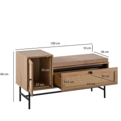 Garderobenbänke*Pharao24 Flurbank Alberello