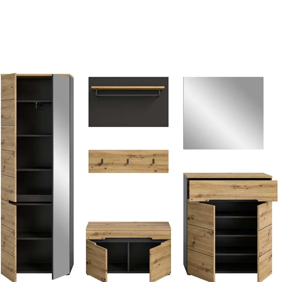 Garderobensets*Pharao24 Flurmöbel Set Alexandro