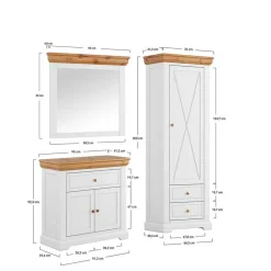 Garderobensets*Pharao24 Flurmöbel Set Bechir