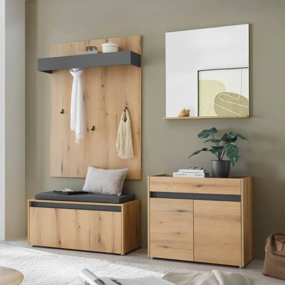 Pharao24 Flurmöbel Set Castilla> Garderobensets