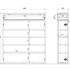 Garderobensets*Pharao24 Flurmöbel Set Livanov