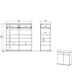 Pharao24 Flurmöbel Set Sveralda><noscript><img width=