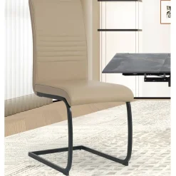 Pharao24 Freischwinger Leonhard> Lederstühle|Freischwinger