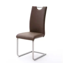 Pharao24 Freischwinger Set Mady> Lederstühle|Freischwinger