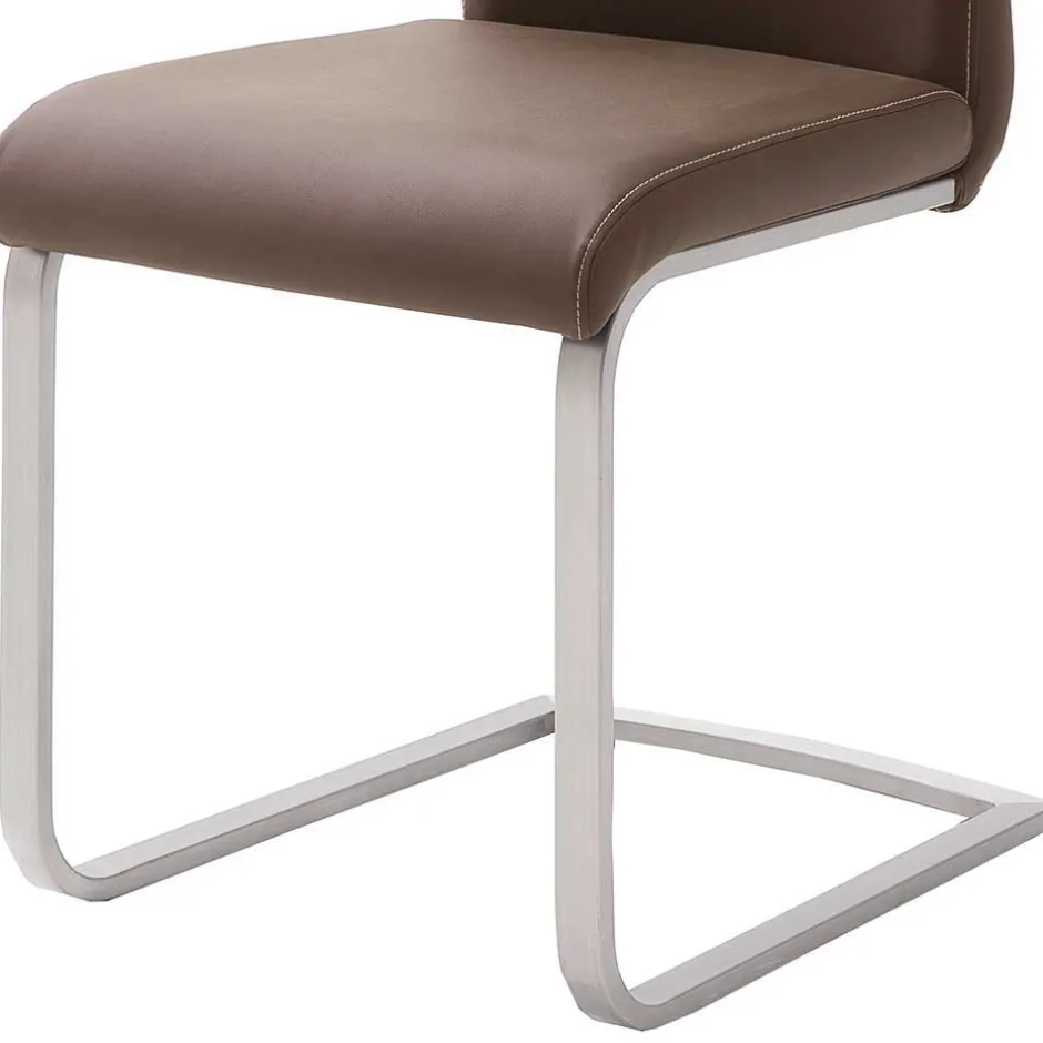 Pharao24 Freischwinger Set Mady> Lederstühle|Freischwinger