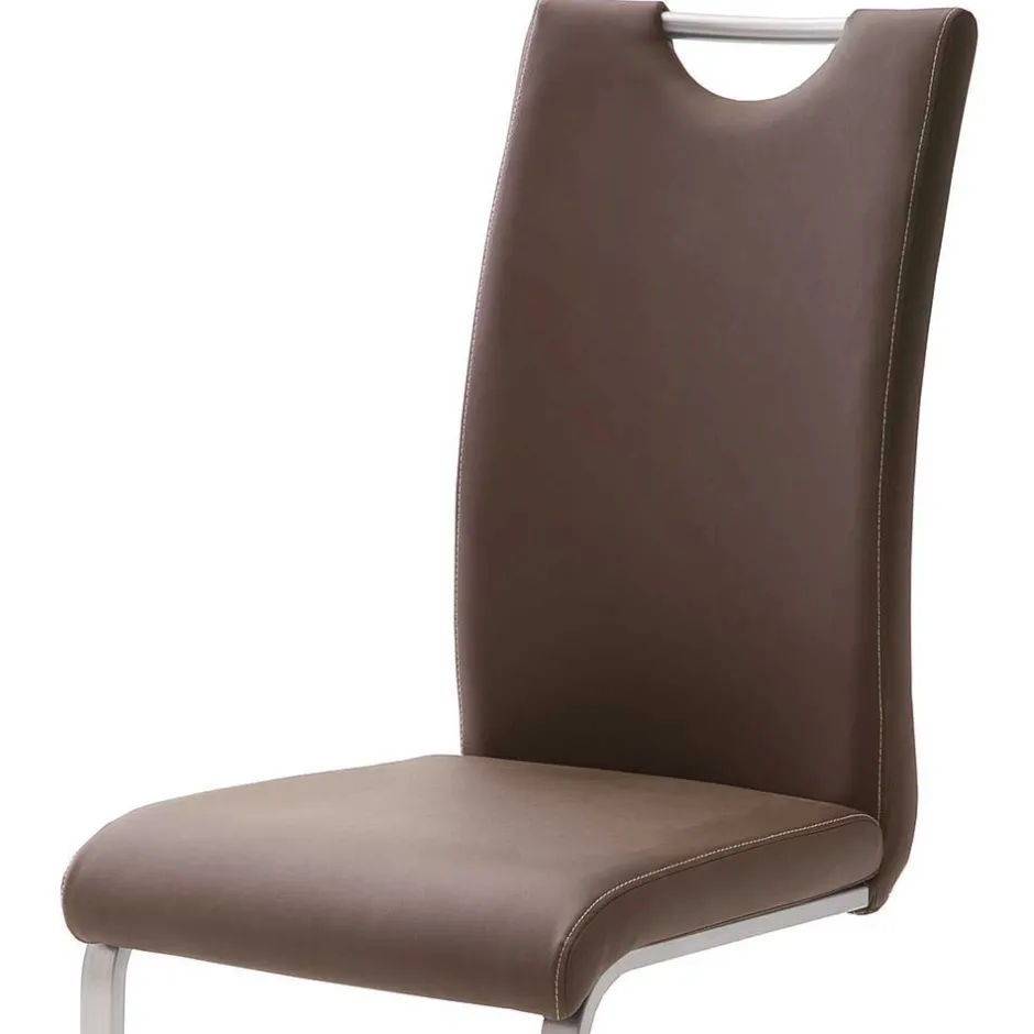 Pharao24 Freischwinger Set Mady> Lederstühle|Freischwinger