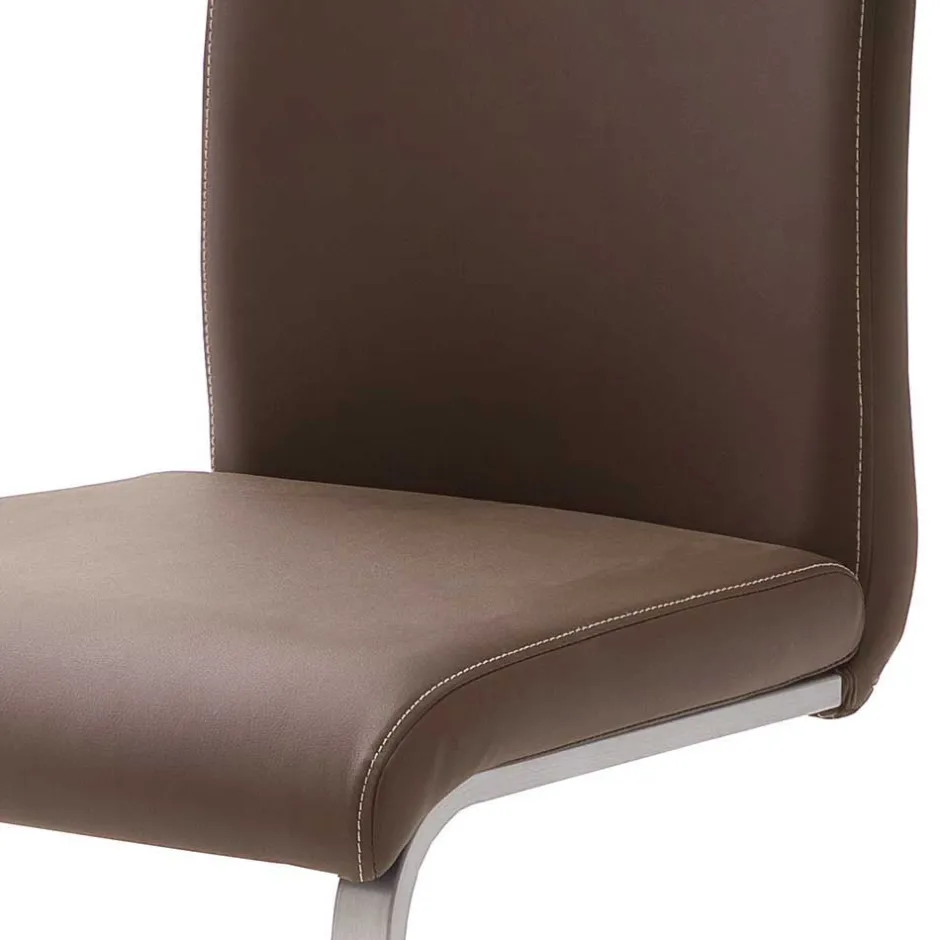 Pharao24 Freischwinger Set Mady> Lederstühle|Freischwinger