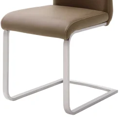 Lederstühle|Freischwinger*Pharao24 Freischwingerstuhl Set Rommino