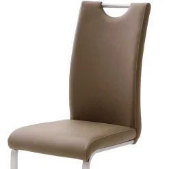 Lederstühle|Freischwinger*Pharao24 Freischwingerstuhl Set Rommino