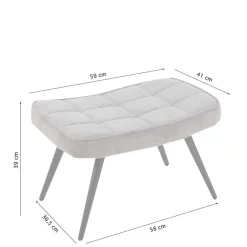 Hocker*Pharao24 Fußhocker Cadylica