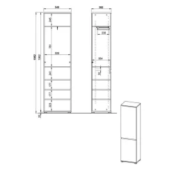 Garderobensets*Pharao24 Garderoben Set Sveralda